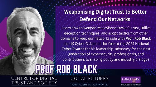 Digital Trust and Security Seminar Series: Prof Rob Black